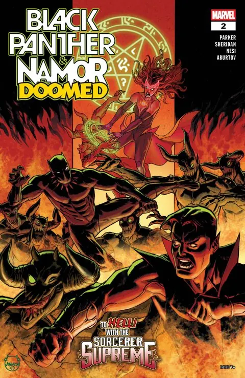 Black Panther/Namor: Doomed (2026) #2 cover